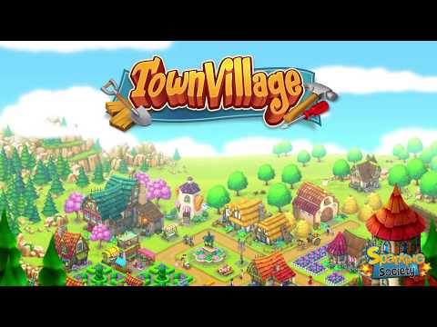 Screenshot 1 for Town Village Farm Build Trade Harvest City 1.8.8 MOD APK