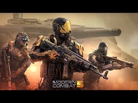 Screenshot 1 for Modern Combat 5 eSports FPS 3.4.0l APK + MOD