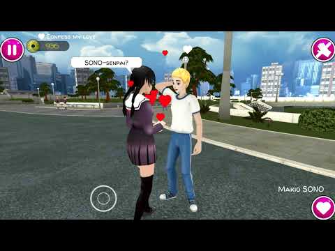 Screenshot 1 for Yandere School 1.0.4 MOD APK + Data Unlimited Money