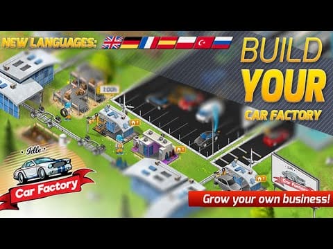 Screenshot 1 for Idle Car Factory 12.4.3 MOD APK Unlimited Money