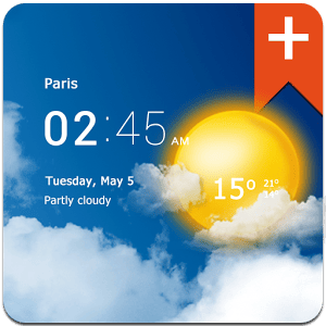 Transparent clock weather Pro 0.99.11.04