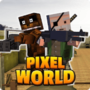 Pixel Z World 3D Battle Survival TPS 1.0 MOD APK Unlocked icon