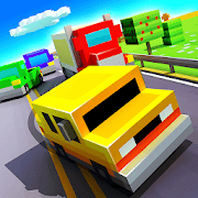 Blocky Highway Traffic Racing 1.2.2 MOD APK Unlimited Money icon