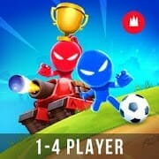 Stickman Party 1 2 3 4 Player Games Free 1.8.5 MOD (Unlimited Money) icon