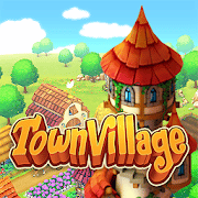 Town Village Farm Build Trade Harvest City 1.8.16 MOD (Coins + Diamonds + Resources) icon