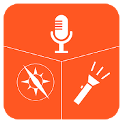 Voice Recorder Compass Flashlight 3 in 1 1.0.2 Ads-Free icon