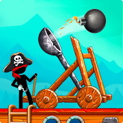 The Catapult Castle Clash with Stickman Pirates 1.3.5 Mod free shopping icon