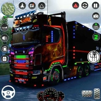 Truck Driving Euro Truck 1 MOD APK Unlock Level