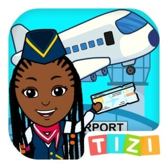 Tizi Town My Airport Games 2.5 MOD APK Unlocked Clothes