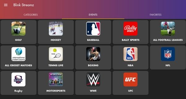 Blink Streamz Apk App Latest Update 2024 Download blink streamz screenshot