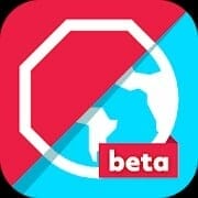 Adblock Browser Beta Block ads browse faster 2.8.2 Final icon