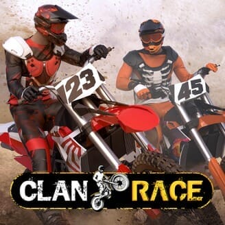 Clan Race PVP Motocross races 2.0.2 MOD APK Unlimited Nitro, No Crash icon