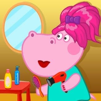Hippo Hair Salon 1.7.5 MOD APK Free Shopping icon